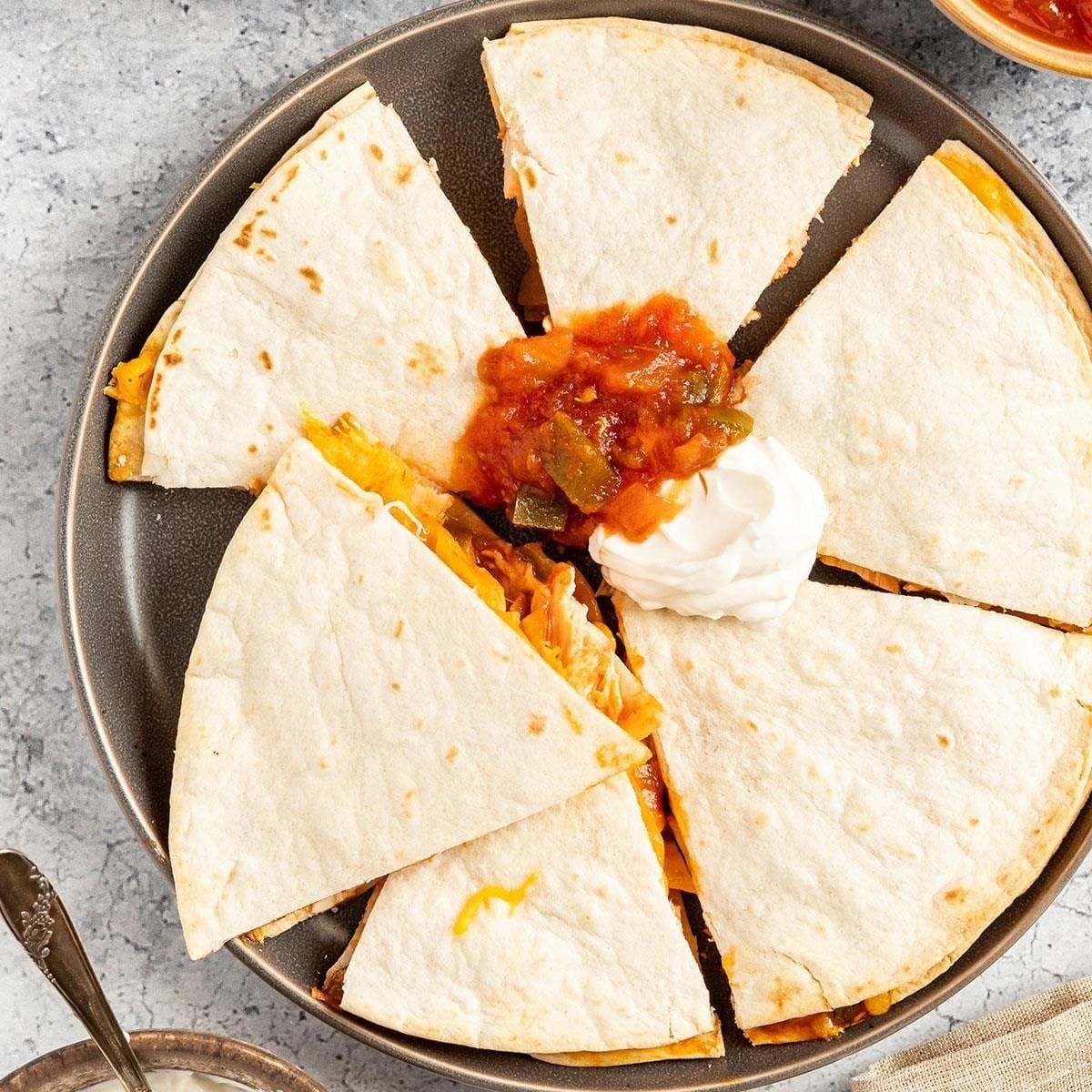 Barbecue Chicken Quesadilla
