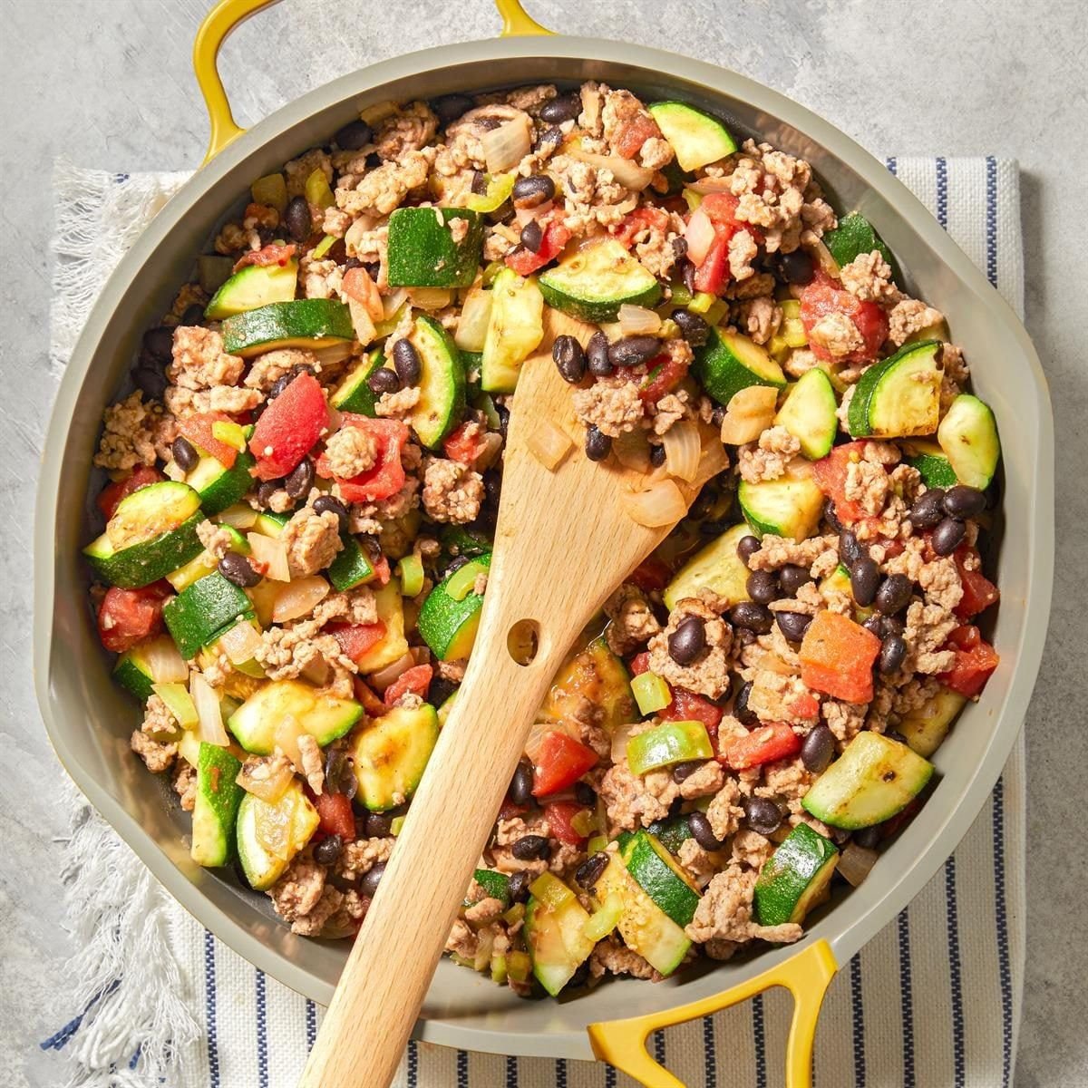 Mediterranean Turkey Skillet