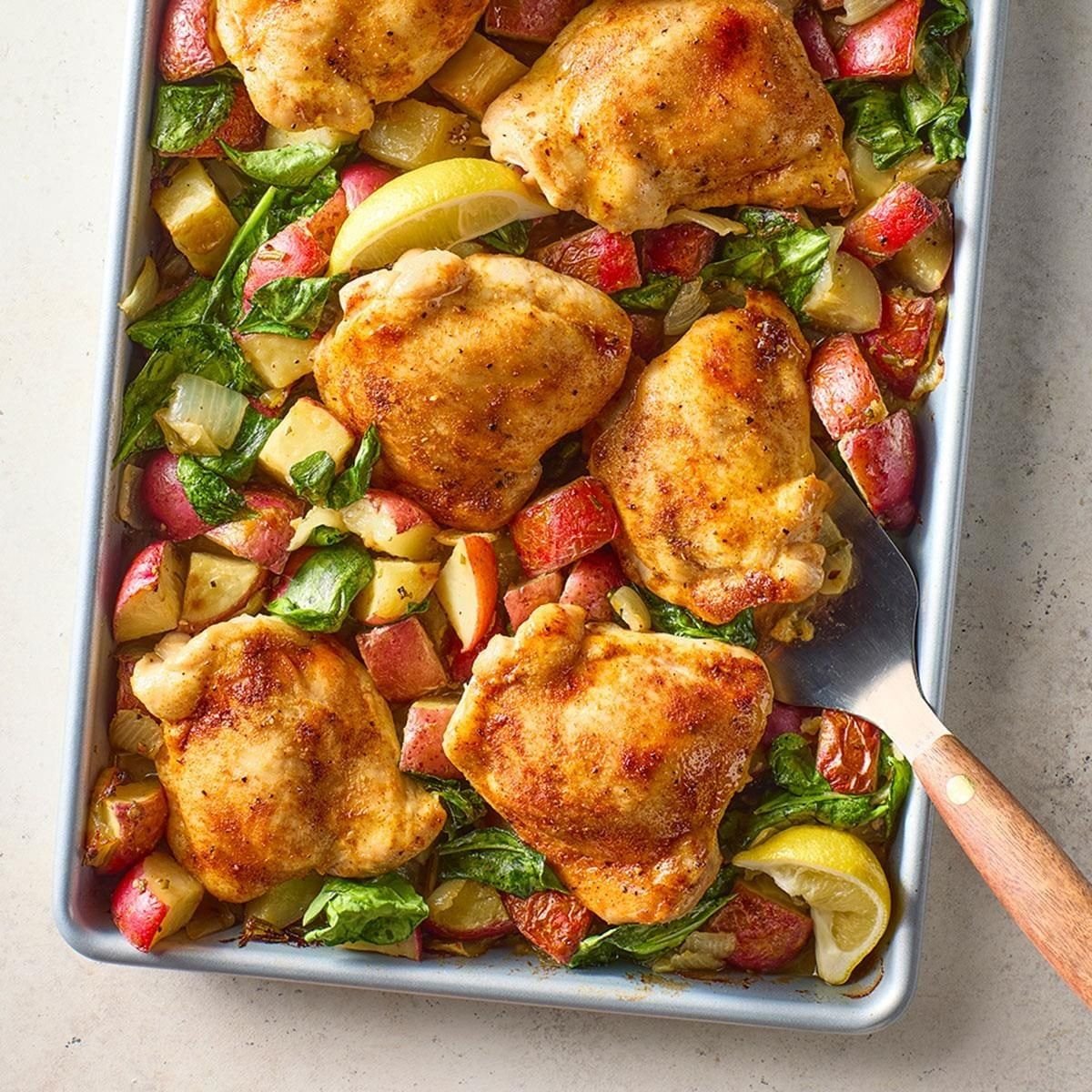Sheet-Pan Chicken and Veggies