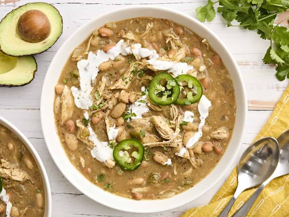 Slow Cooker White Chicken Chili