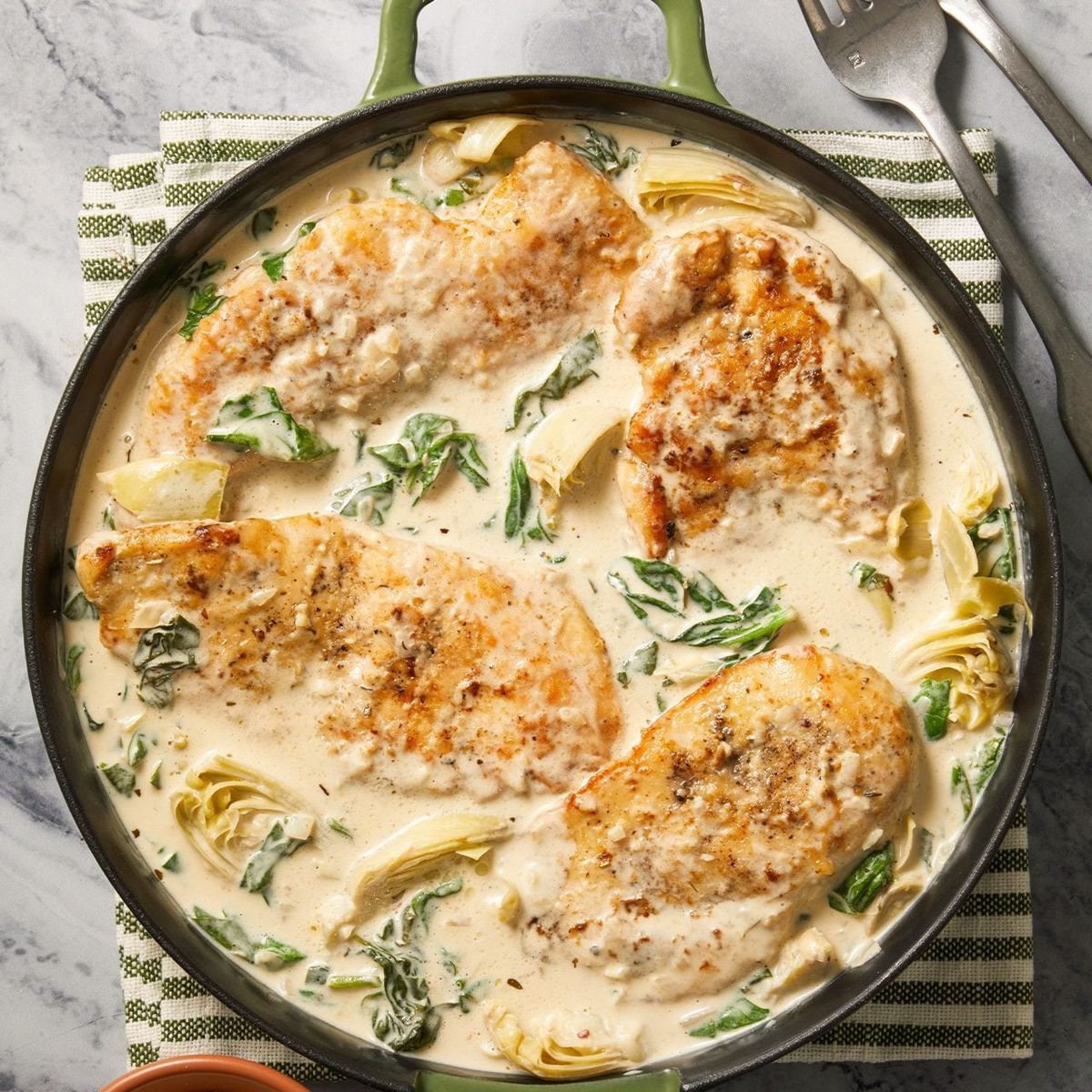 Spinach Artichoke Chicken