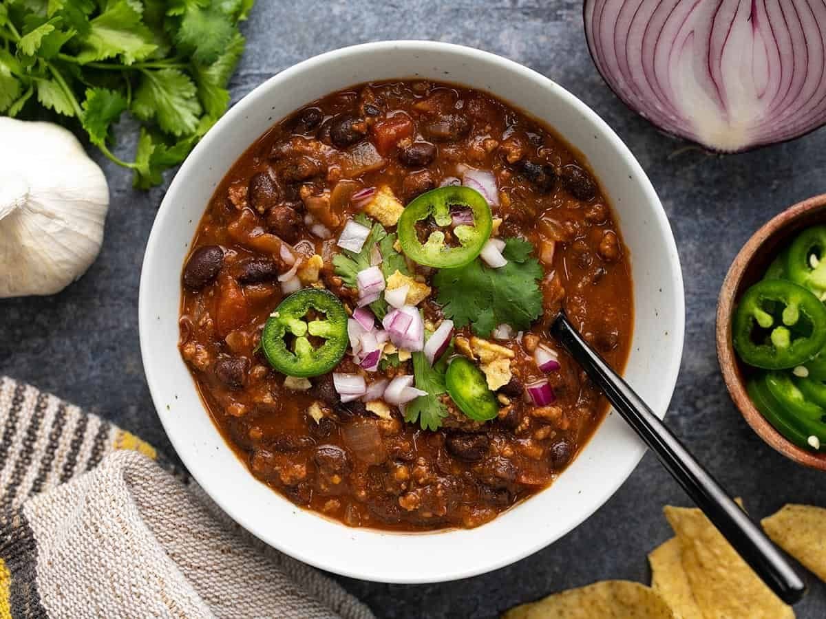 Weeknight Black Bean Chili